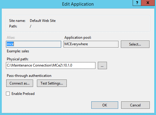Edit Application Menu